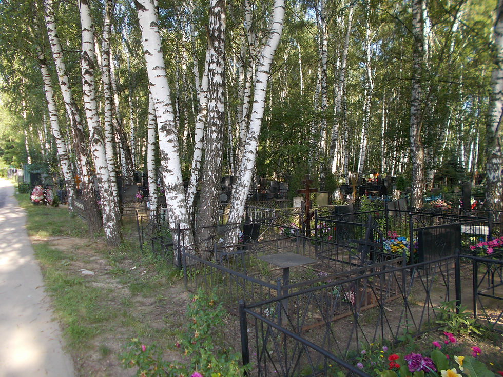 Старая часть кладбища