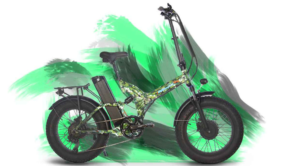 Электровелосипед OxyVolt FAT 20" all mountain double 2