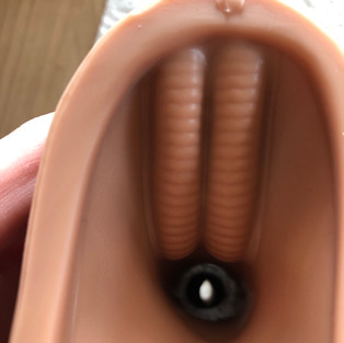 The Squire, close up of the ridged pleasure slides