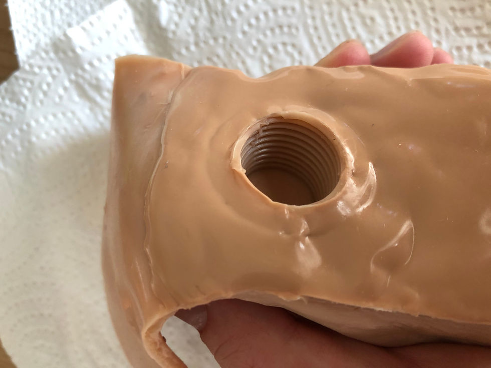 as-is packer closeup van genots gat