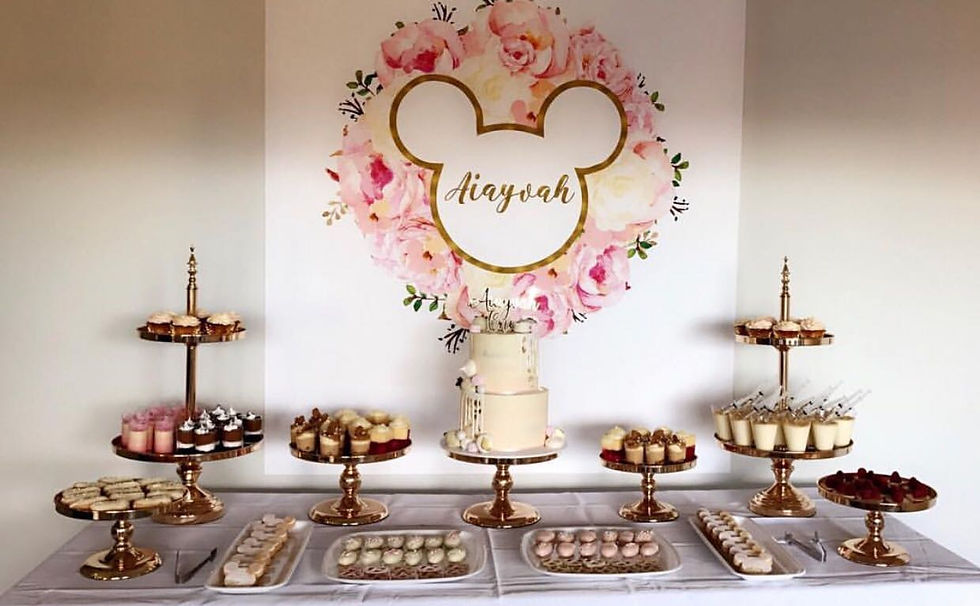 Thumbnail: Gold Mirror Cake Stand