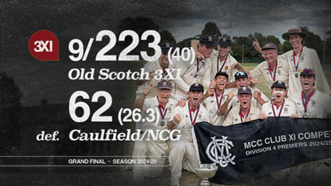 3XI side romp to Premiership Glory