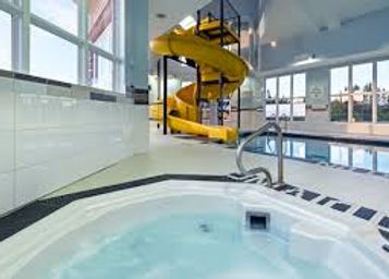 Super Squirt Waterslide, Super Squirt Waterslide, Yellow, Holiday Inn Express Newfoundland Pool Area