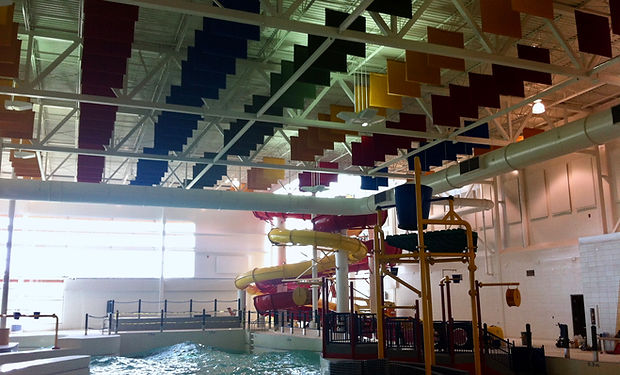 Painted Concrete Waterslide Tower,Aquawiz waterslide Whitewater West Insdustries Ltd., Wave Pool, Tipping Bucket, interactinve play tower