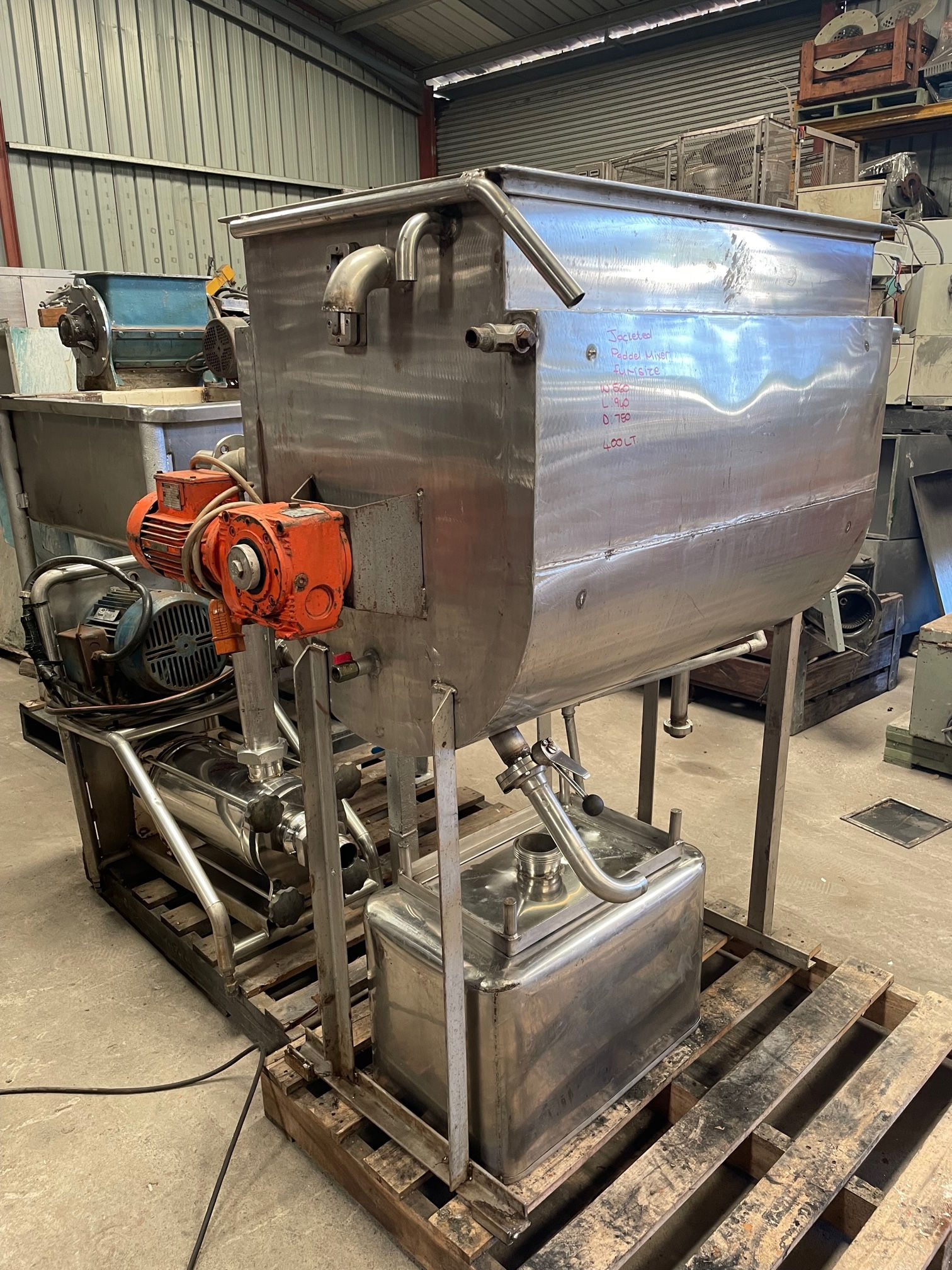 Jacketed Paddle Mixer
