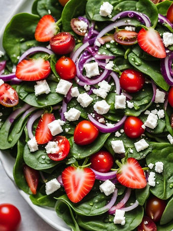 Strawberry Spinach Salad