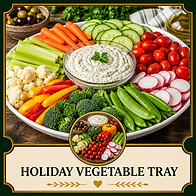 Connie Perry Recipes- Holiday Vegetable Tray