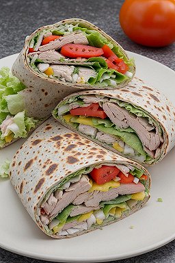 Grilled chicken wrap