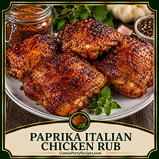 Connie Perry Recipes-Paprika Italian Chicken Rub