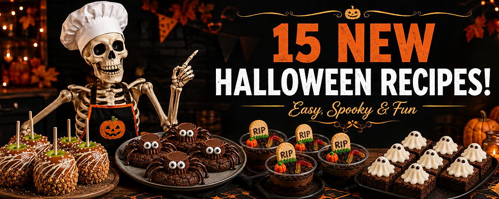 Connie Perry Recipes-Halloween Banner
