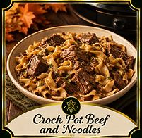 Crockpot Beef and Noodles