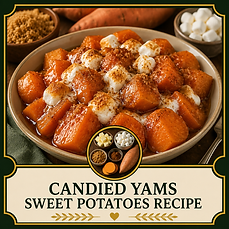 Connie Perry Recipes- Candied Yams Sweet Potatoes