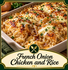 French Onion Chicken and Rice