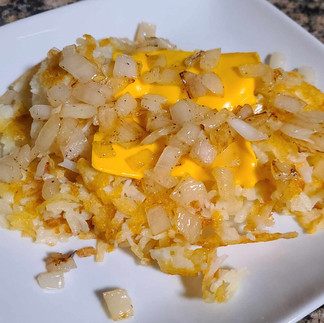 Copycat Waffle House Hashbrowns Scattered, smothered, covered