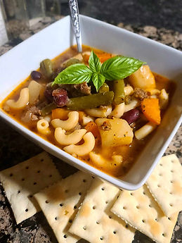 Minestrone Soup with Sausage