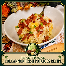 Connie Perry Recipes-Traditional Colcannon Irish Potatoes