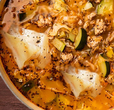 Cabbage Soup With Ground Turkey