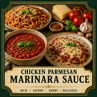 Connie Perry Recipes- Chicken Parmesan Marinara Sauce