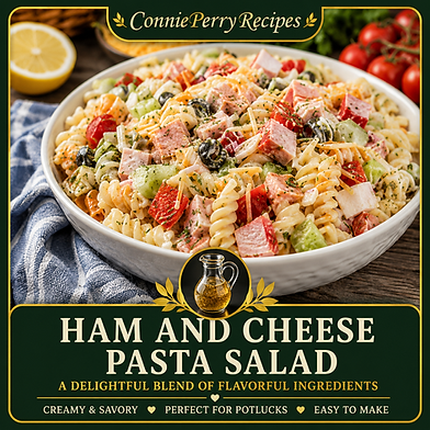 Ham & Cheese Pasta Salad