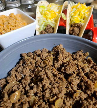 The Best Taco Meat with Spanish Rice