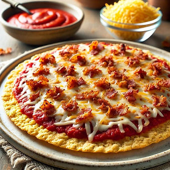 Keto Bacon Pizza