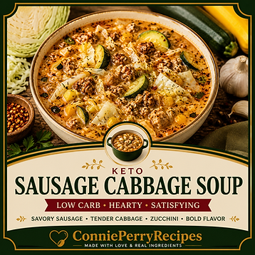 Keto Sausage Cabbage Soup