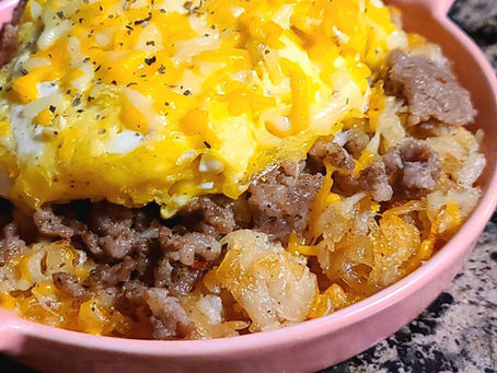 The Best Ever Loaded Breakfast Hash Brown Bowl