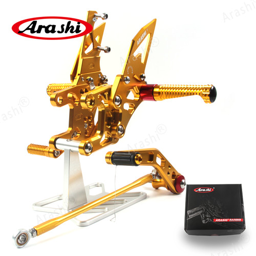 2脚まとめ買い M.HONDA Arashi V2.0 Adjustable Rearsets Footrest For HONDA CBR1000RR