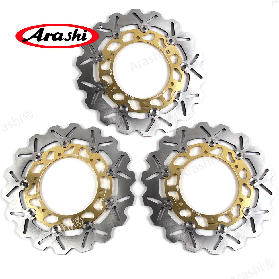 Thumbnail: Arashi Front Rear Brake Rotor Set For YAMAHA XVZ VENTURE ROYALE 1984-1987