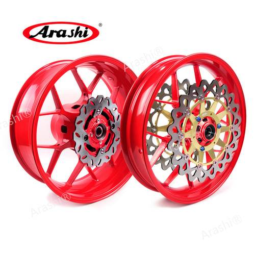 Arashi Front Rear Wheel Rim Brake Rotor Set For HONDA CBR1000RR 2006