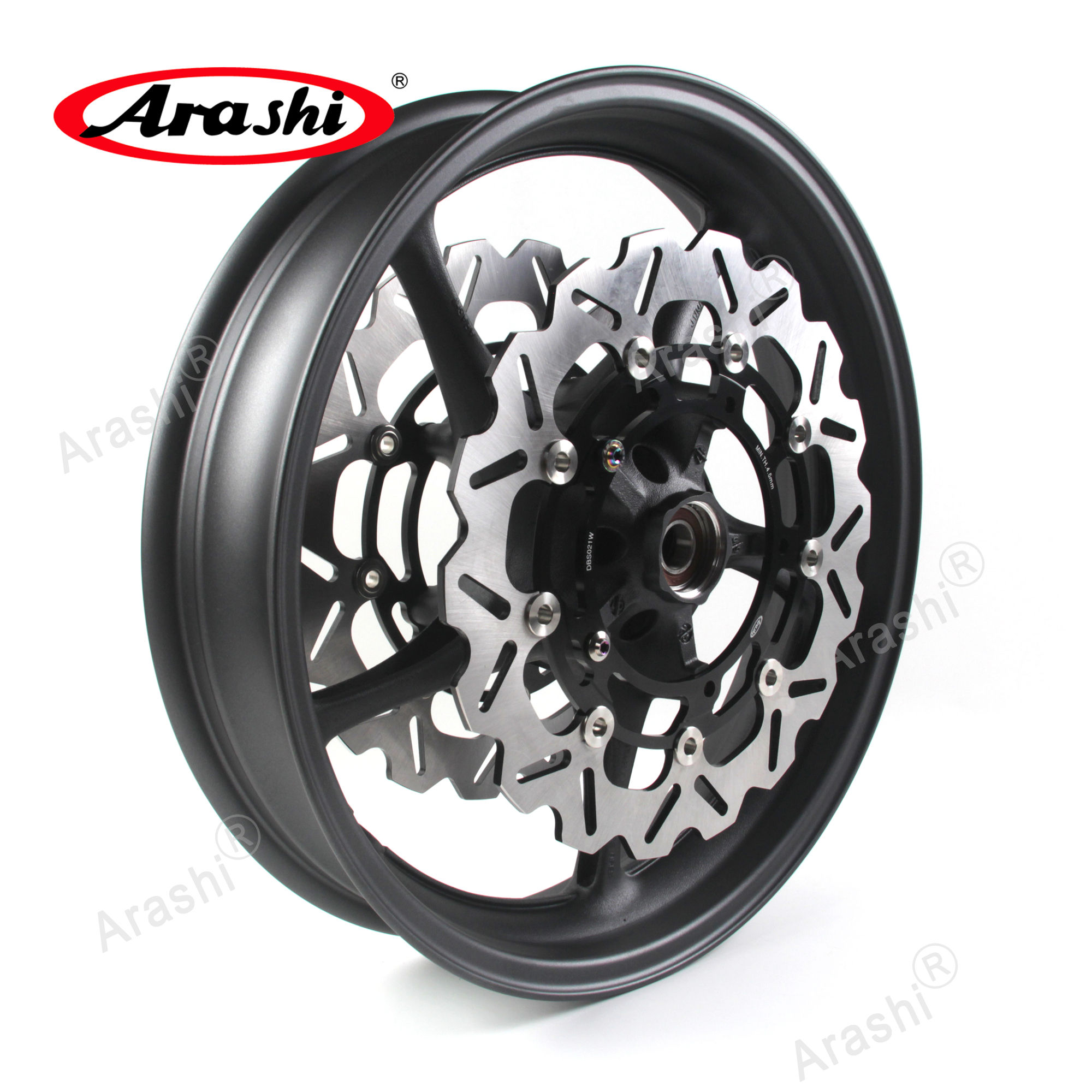 Arashi Front Wheel Rim Brake Rotor Set For Yamaha YZF R1 YZF-R1 2006-2012