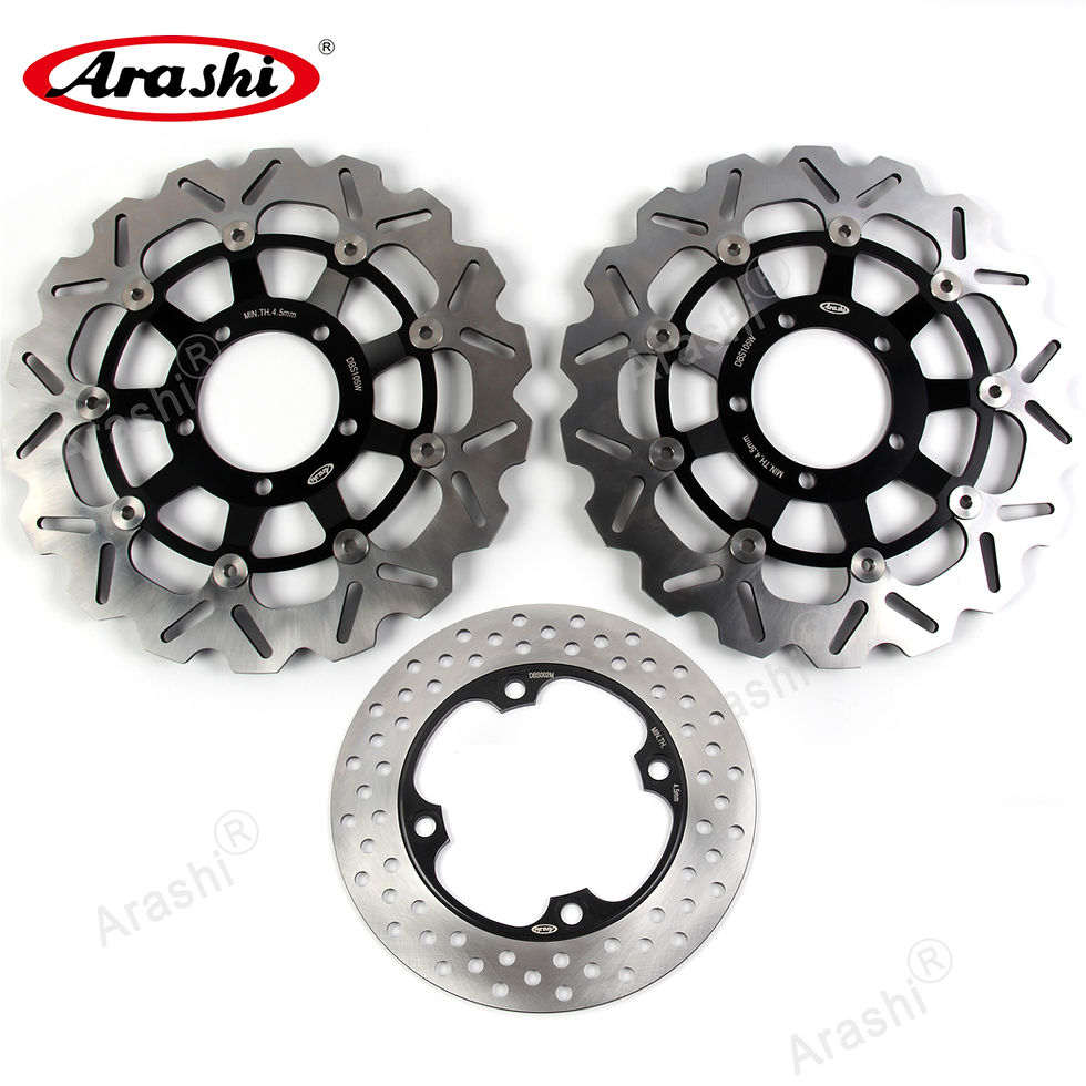 Thumbnail: Arashi Front Rear Brake Rotor Set For Street Triple 675 R 2009-2012