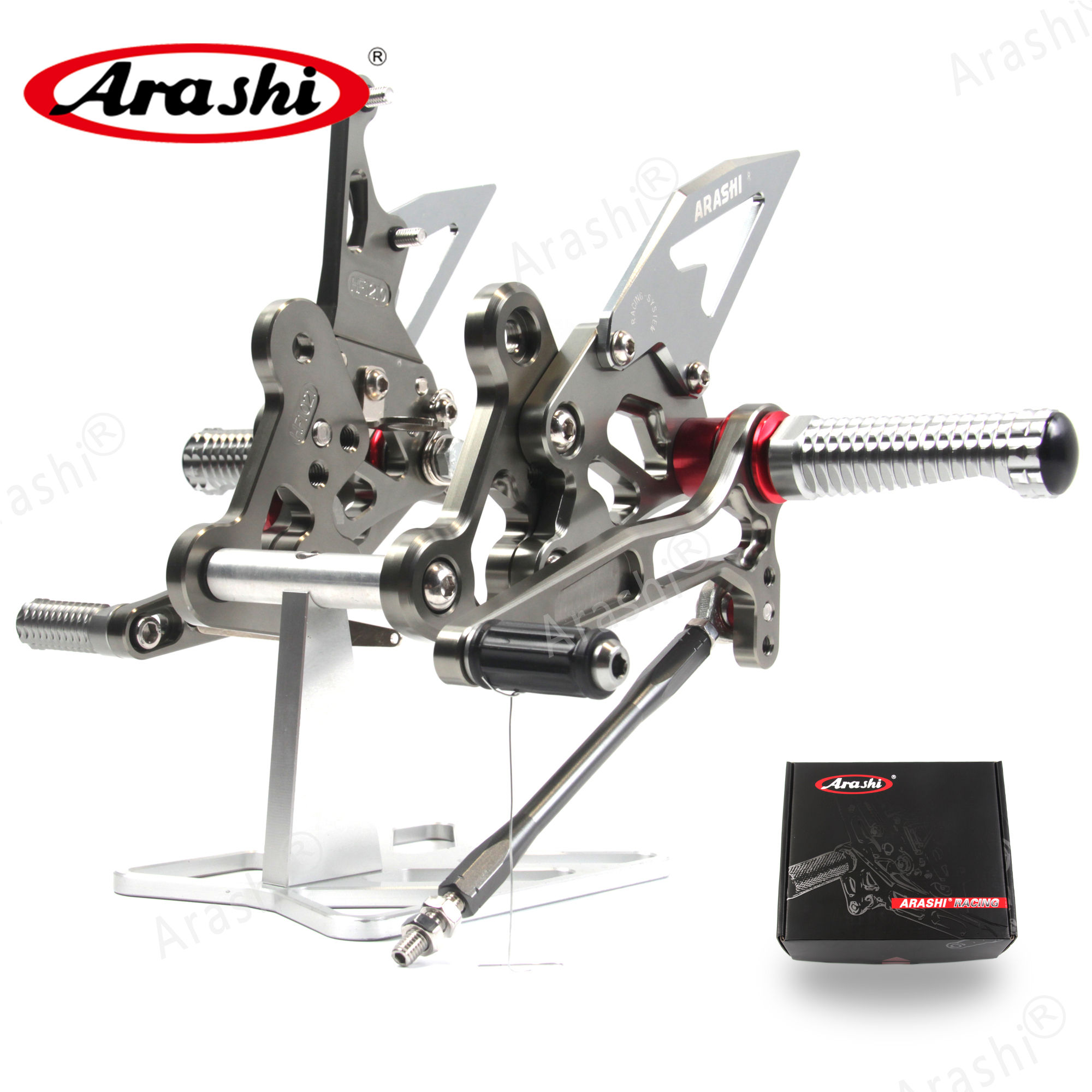 Arashi V2.0 Adjustable Rearsets For SUZUKI GSR750 GSR 750 2011-2017