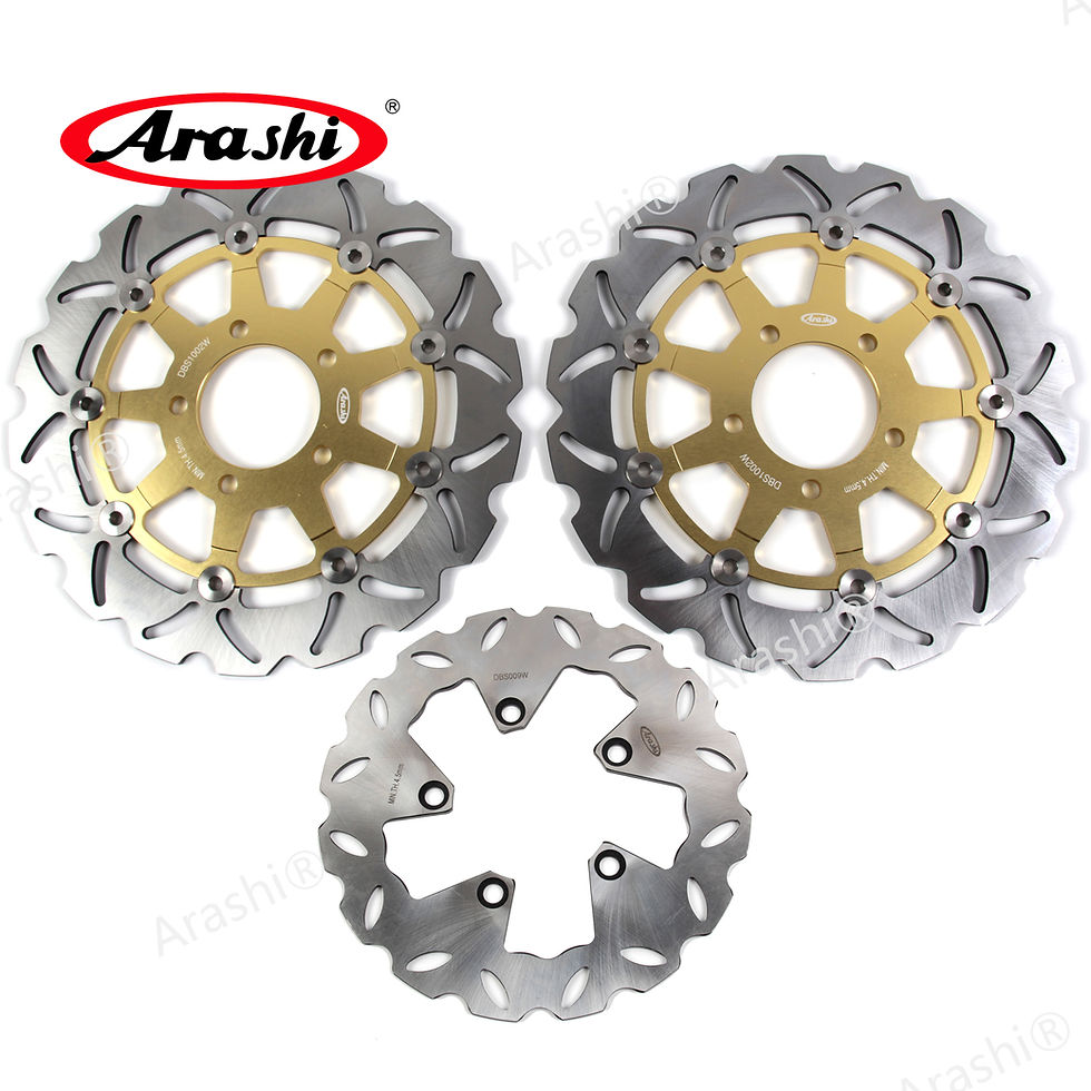 Thumbnail: Arashi Front Rear Brake Rotor Set For SUZUKI GSX F 750 / GSX750F 2004-2006