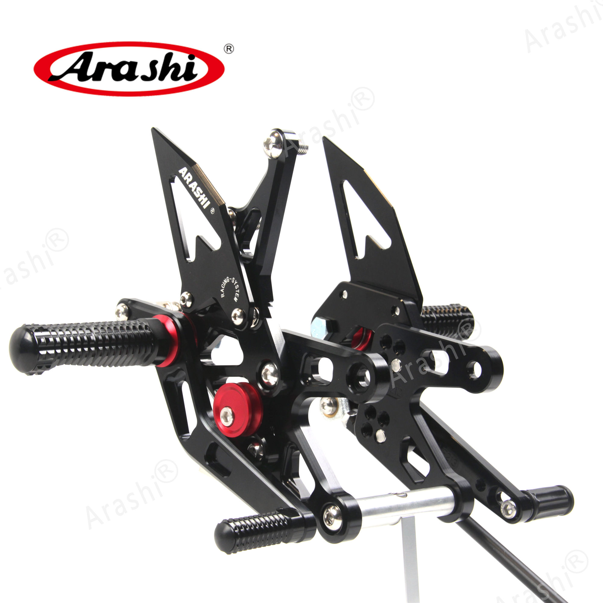 Arashi V2.0 Adjustable Rearsets For KAWASAKI NINJA ZX-10R / ZX1000 2006-2007
