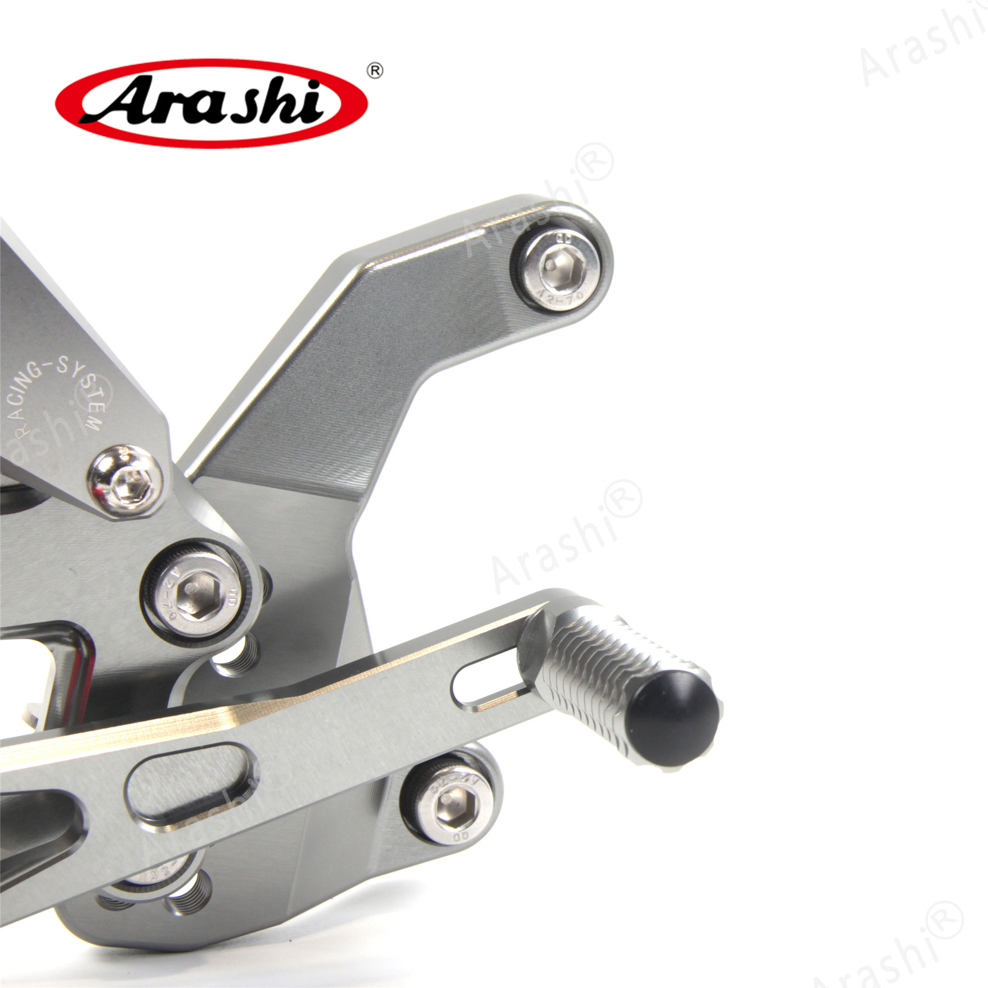 Arashi V2.0 Adjustable Rearsets For KAWASAKI Z900 ZR900 2020-2022