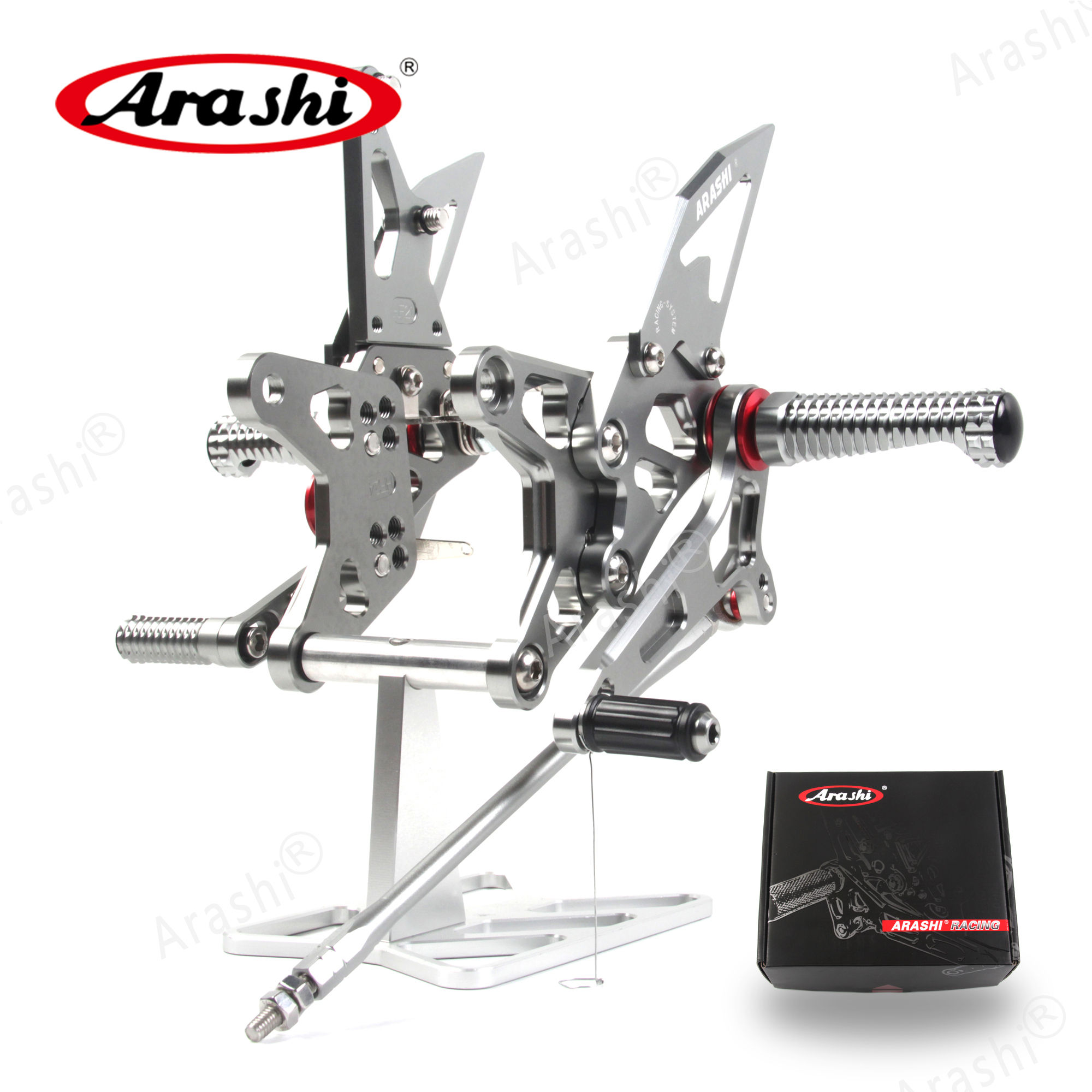 Arashi V2.0 Adjustable Rearsets For KAWASAKI NINJA ZX-6R ZX6R