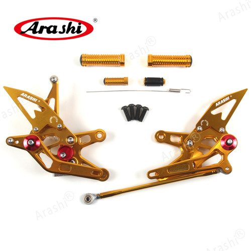 ドロリス サイン 2枚 セット Arashi V2.0 Adjustable Rearsets For KAWASAKI NINJA ZX-10R / ZX1000