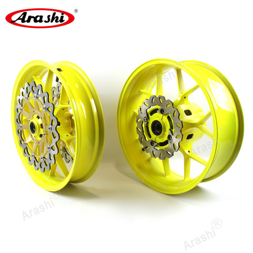 Arashi Front Rear Wheel Rim Brake Rotor Set For HONDA CBR 1000 RR 2006