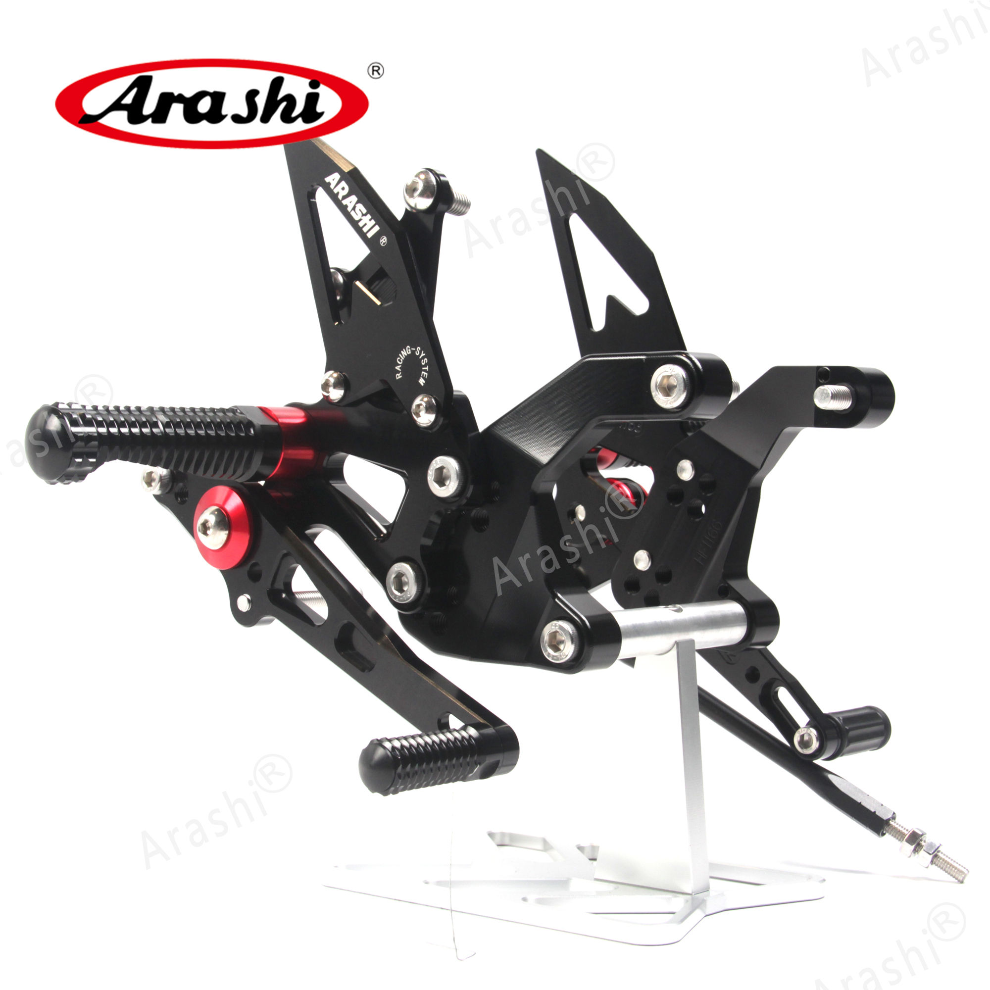 Arashi V2.0 Adjustable Rearsets For KAWASAKI Z900 ZR900 2020-2025