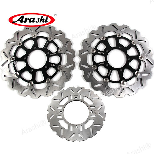 Arashi Front Rear Brake Rotor Set For KAWASAKI ZX-14R ABS