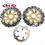 Thumbnail: Arashi Front Rear Brake Rotor Set For KAWASAKI ZRX R / S 1200 2001-2006