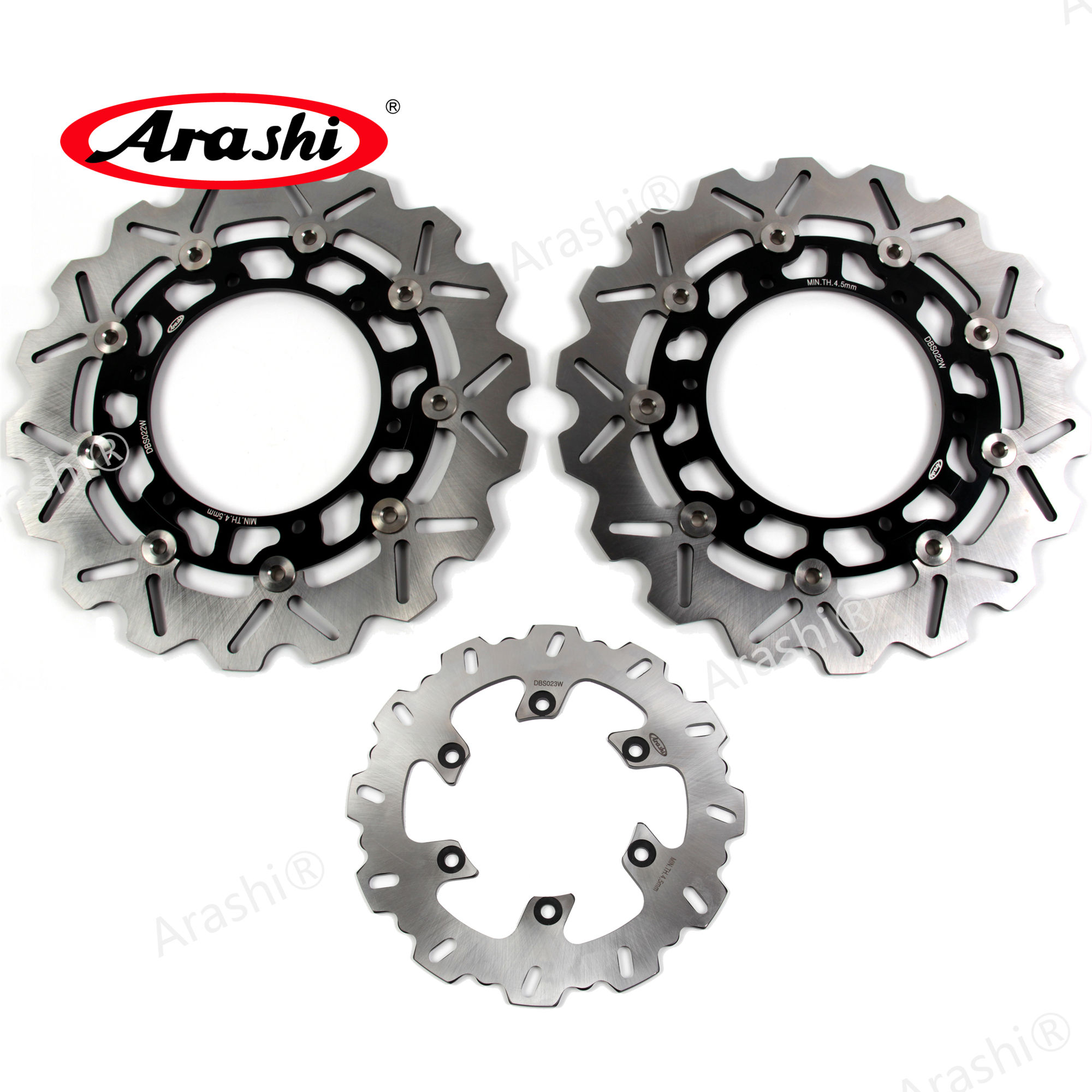 Arashi Front Rear Brake Rotor Set For YAMAHA XJ S DIVERSION 600 1998-2003