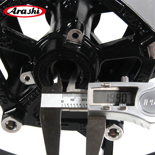 Tarazon 17×3.5 Front Wheel Rim – Gloss Black, 5-Spoke For Kawasaki Z900 / Z650 / Ninja 650 (2017-2024)