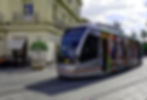 A Tram going through Seville