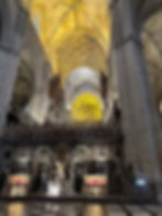 The Gothic inside of the Catedral de Sevilla
