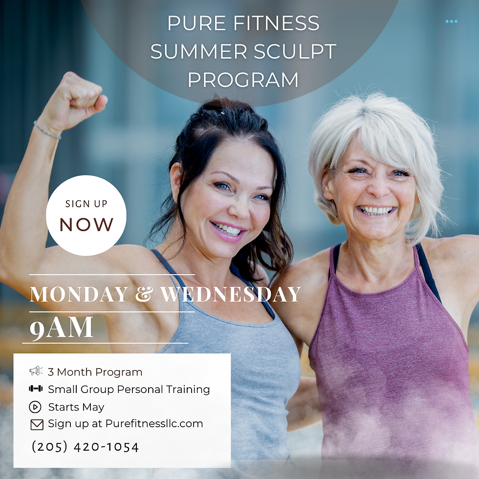 Summer Sculpt Program