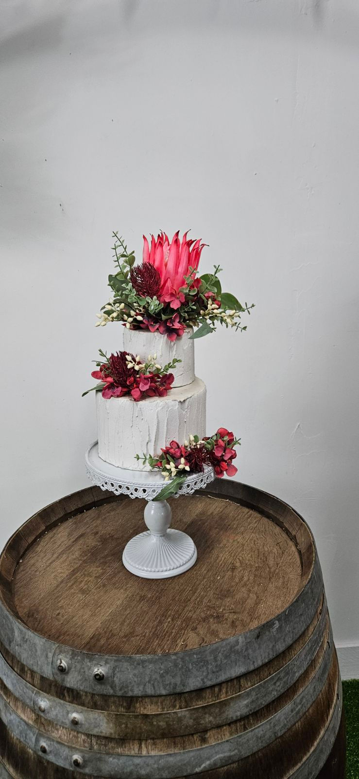 Thumbnail: Hot Pink Native Cake Flowers