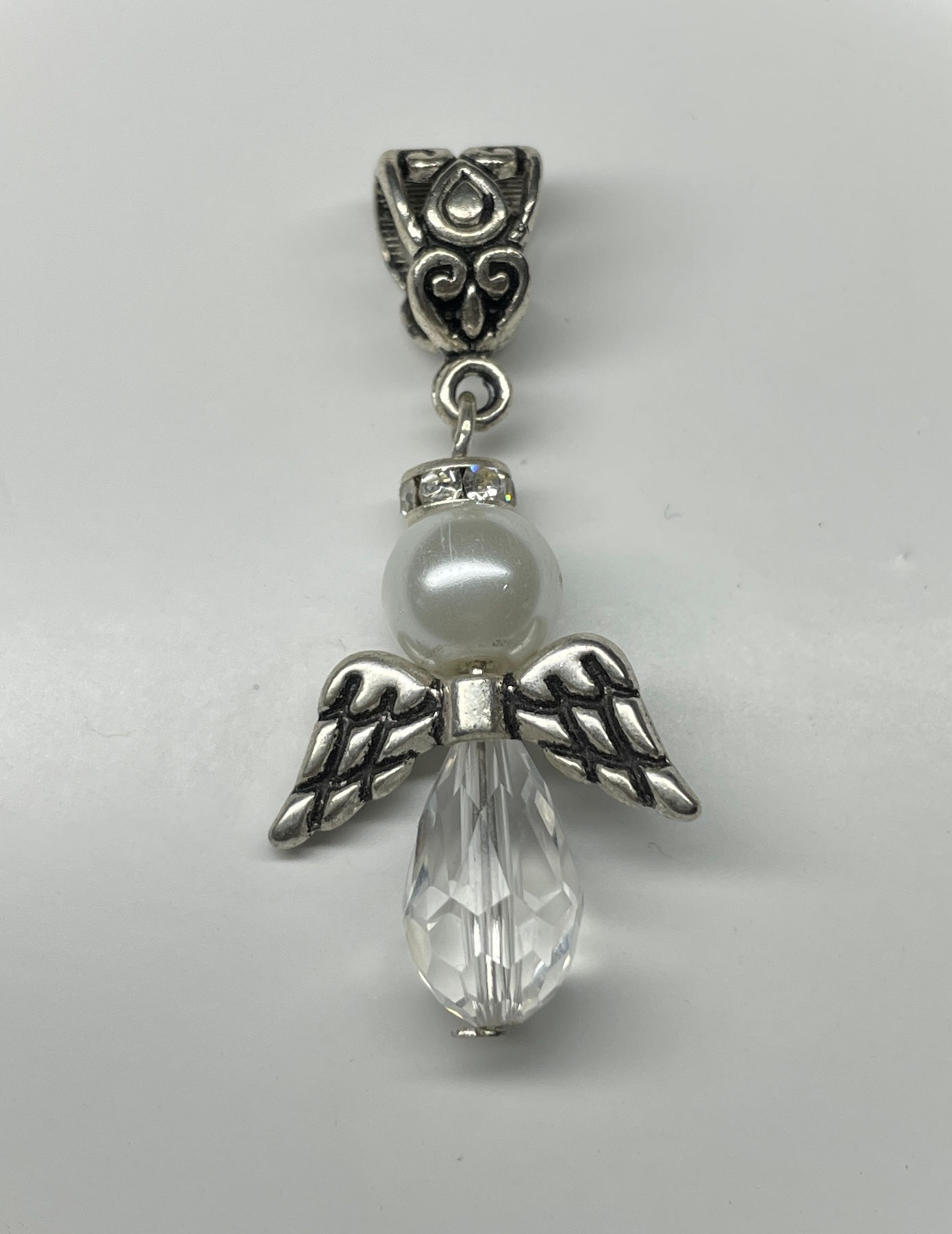 Pearl Angel Charm
