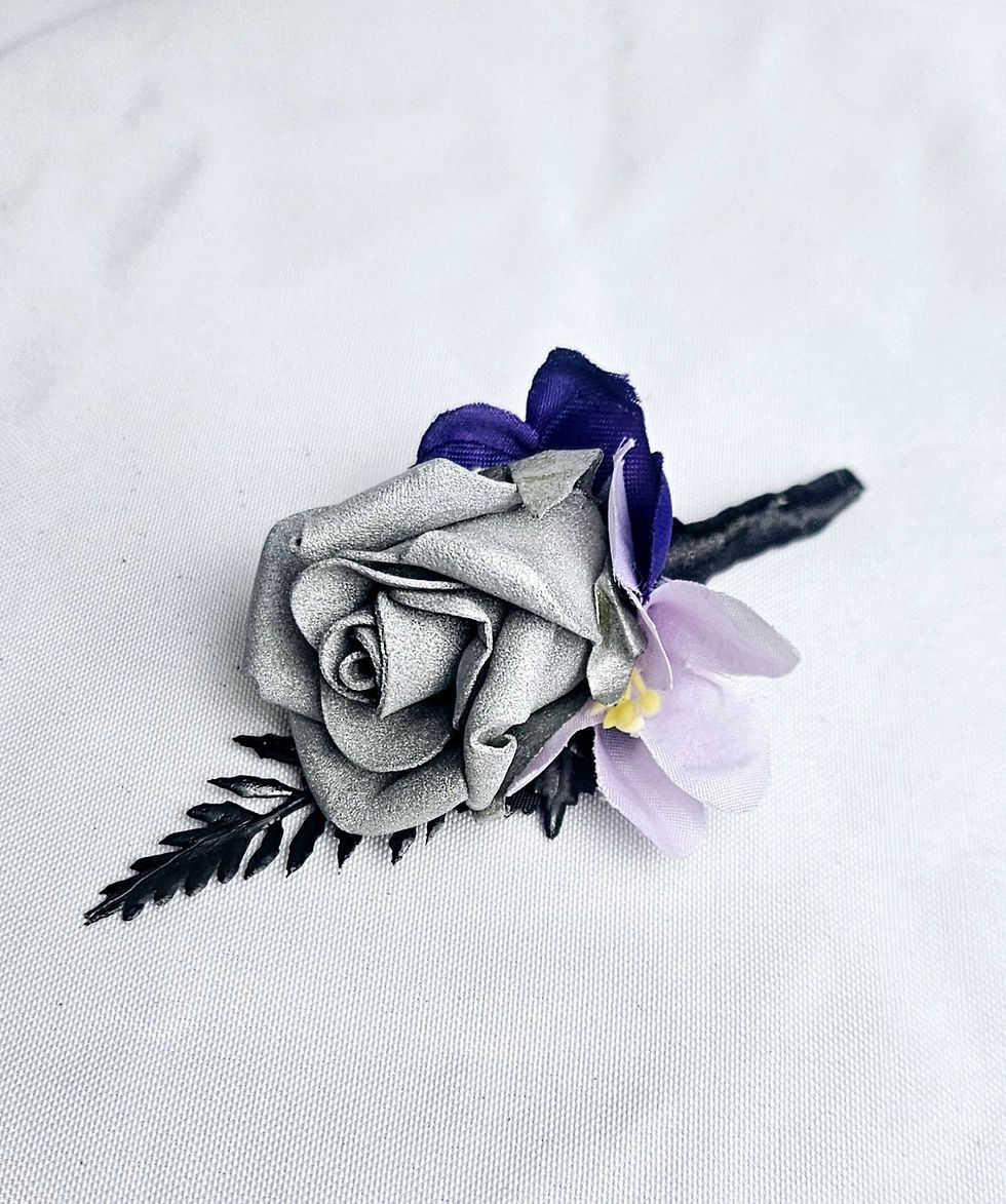 Thumbnail: Purple Gothic Button Hole